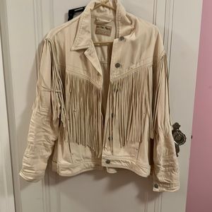 Free people fringe jacket